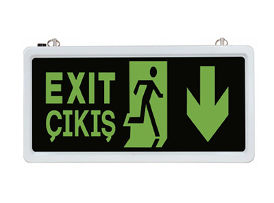 Exit Aşağı Koşan Adam Levhac